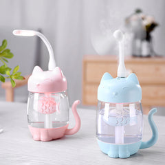 New cute pet cat three-in-one humidifier USB desktop office home car civilian humidifier atomizer