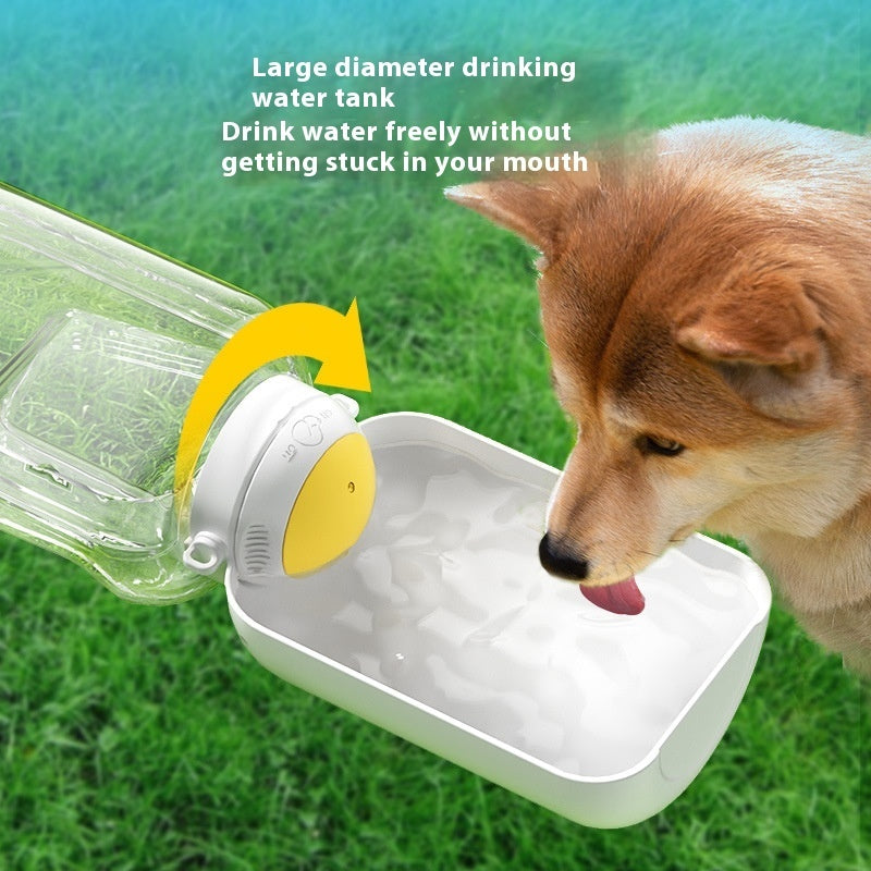 2 In 1 Dog Large Capacity Pets Out Drinking Pot Cat Water Dispenser Portable Water Cup