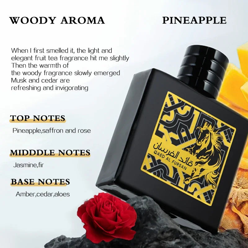 High Quality Original Arabian Perfume For Men Women Lasting Fragrances Eau De Parfum Homber Body Spray Pheromone Desodorant