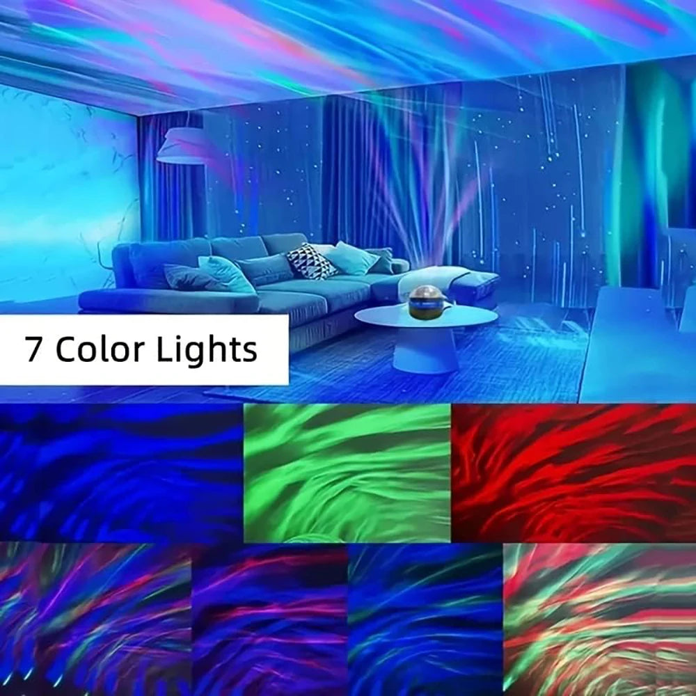 USB Northern Lights Northern Galaxy Light with Remote Control For Room Home Decorations led Light Projector Bedroom Ambient Ligh