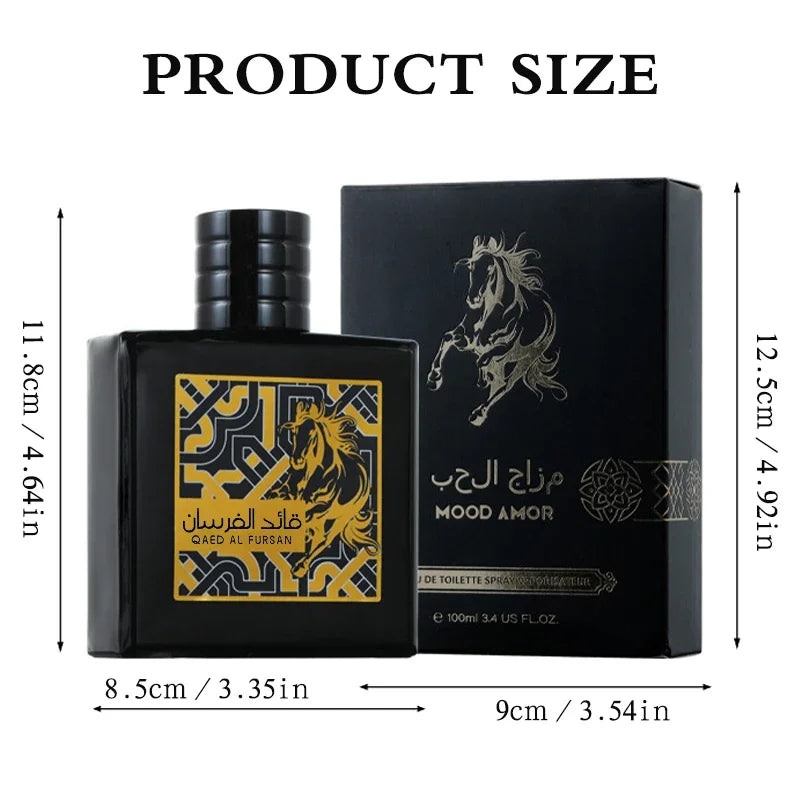 High Quality Original Arabian Perfume For Men Women Lasting Fragrances Eau De Parfum Homber Body Spray Pheromone Desodorant