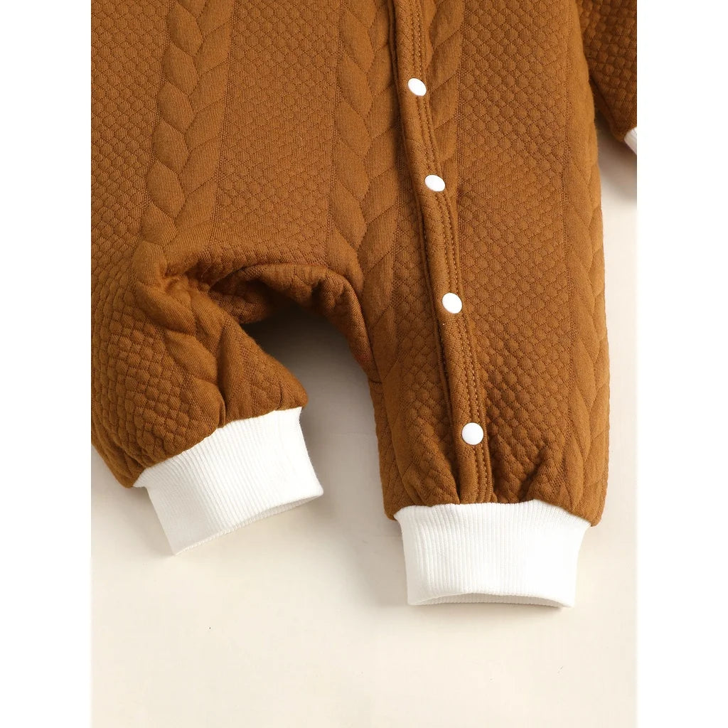 Months Newborn Baby Boy Clothes Baby Girl Romper Bear Knitted Long Sleeves Bodysuit Infant Baby Boy Jumpsuit Outfit