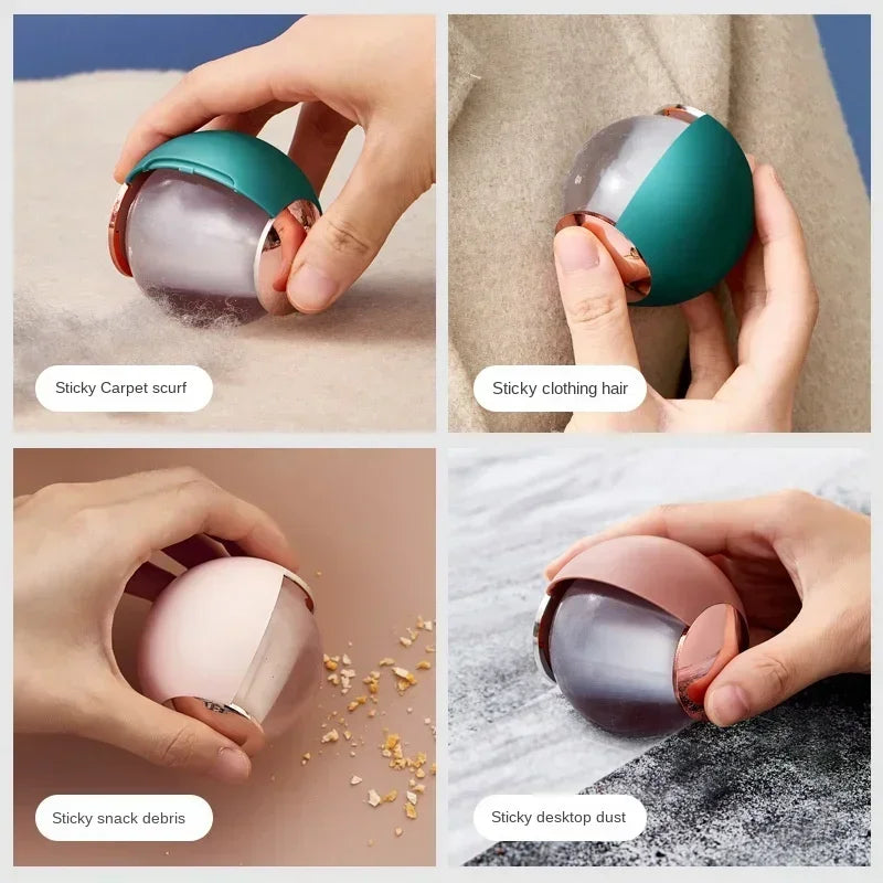 Lint Roller Hair Remover Ball Reusable Gel Lint Roller For Pet Hair Upgrading Reusable Lint Rollers Washable Sticky Roller Ball